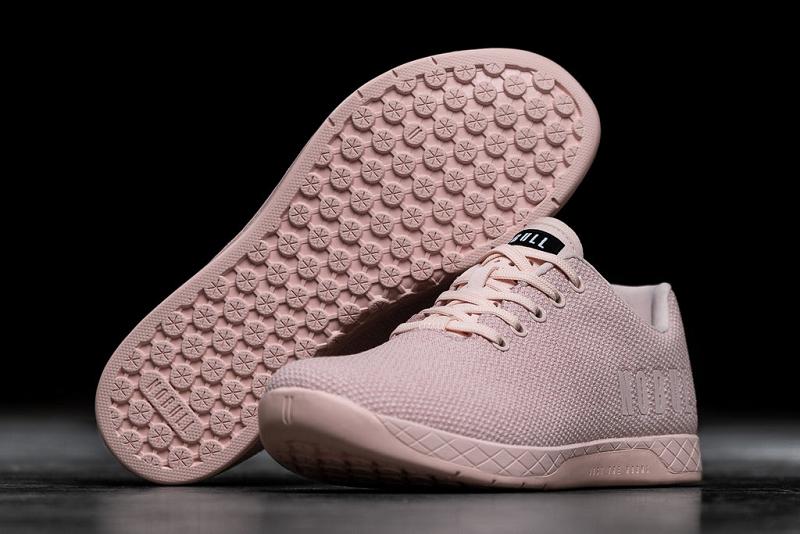 Men's Nobull Blush Heather Trainers Pink | SG L2396I